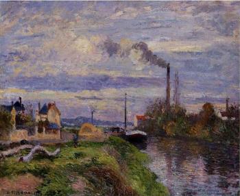 卡米耶 畢沙羅 Le Quai du Pothuis a Pontoise 卡米耶 畢沙羅 Le Quai du Pothuis a Pontoise